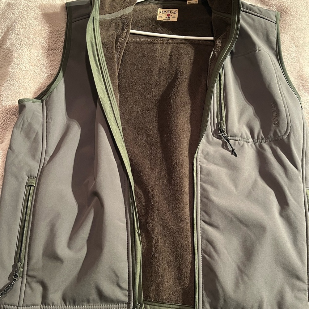 Sherpa lining vest